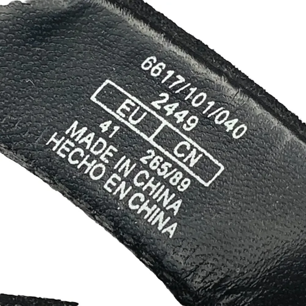 Zara vamp sandals size 10 (41) block heel 2.75" tall black and … - Picture 9 of 16